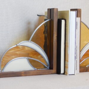 Boekensteun - Amber